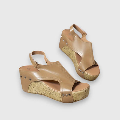 Mia | Vintage Plateau-Sandalen