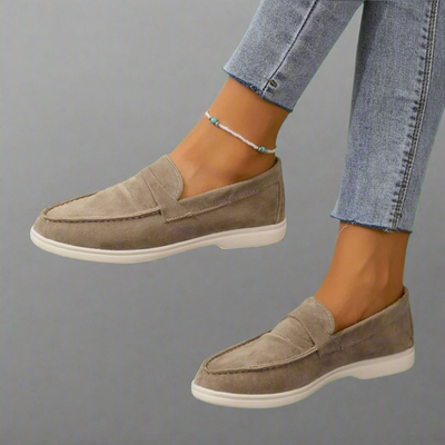 Evelien | Elegantes Suède-Moccasin
