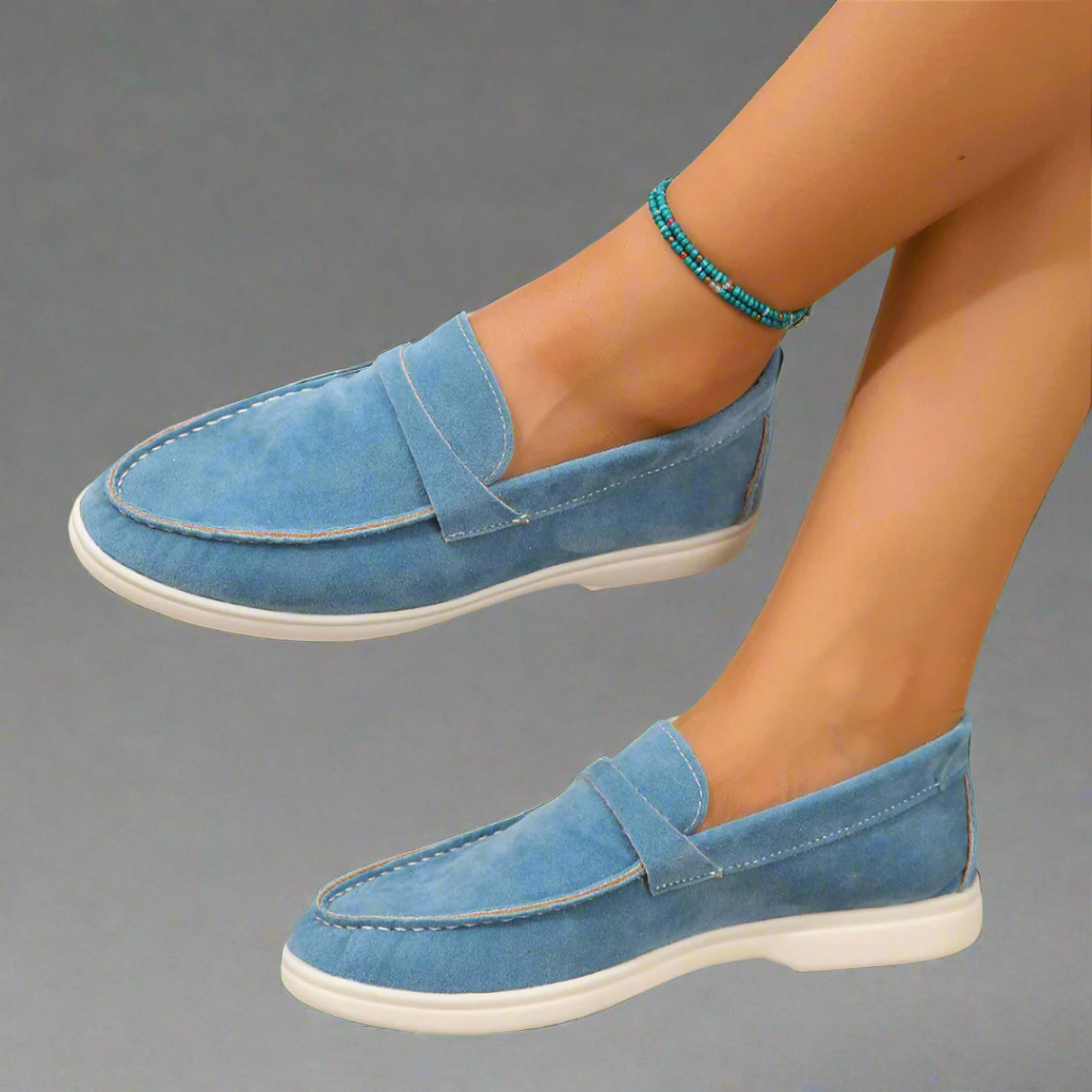 Evelien | Elegantes Suède-Moccasin