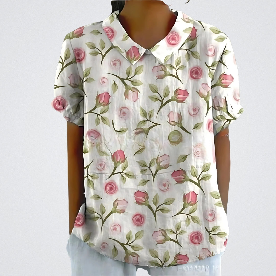 Lina | Bluse mit floralem Design |