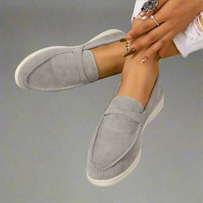 Evelien | Elegantes Suède-Moccasin