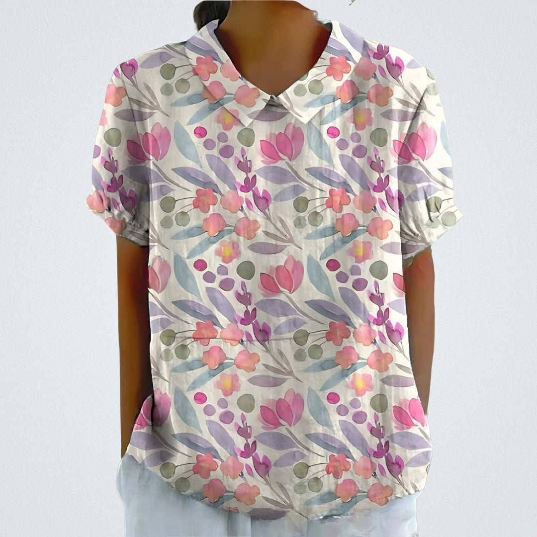 Lina | Bluse mit floralem Design |