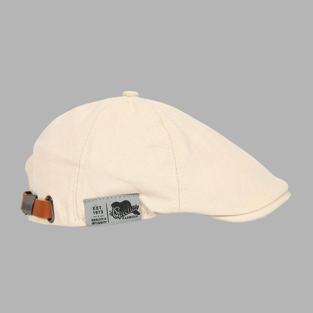 Tobias | Elegante Schwarze Newsboy Cap für Stilbewusste