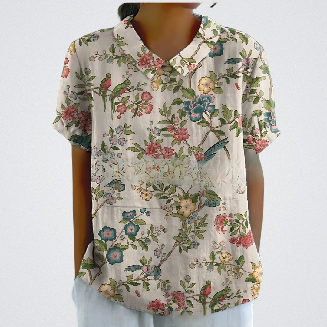 Lina | Bluse mit floralem Design |