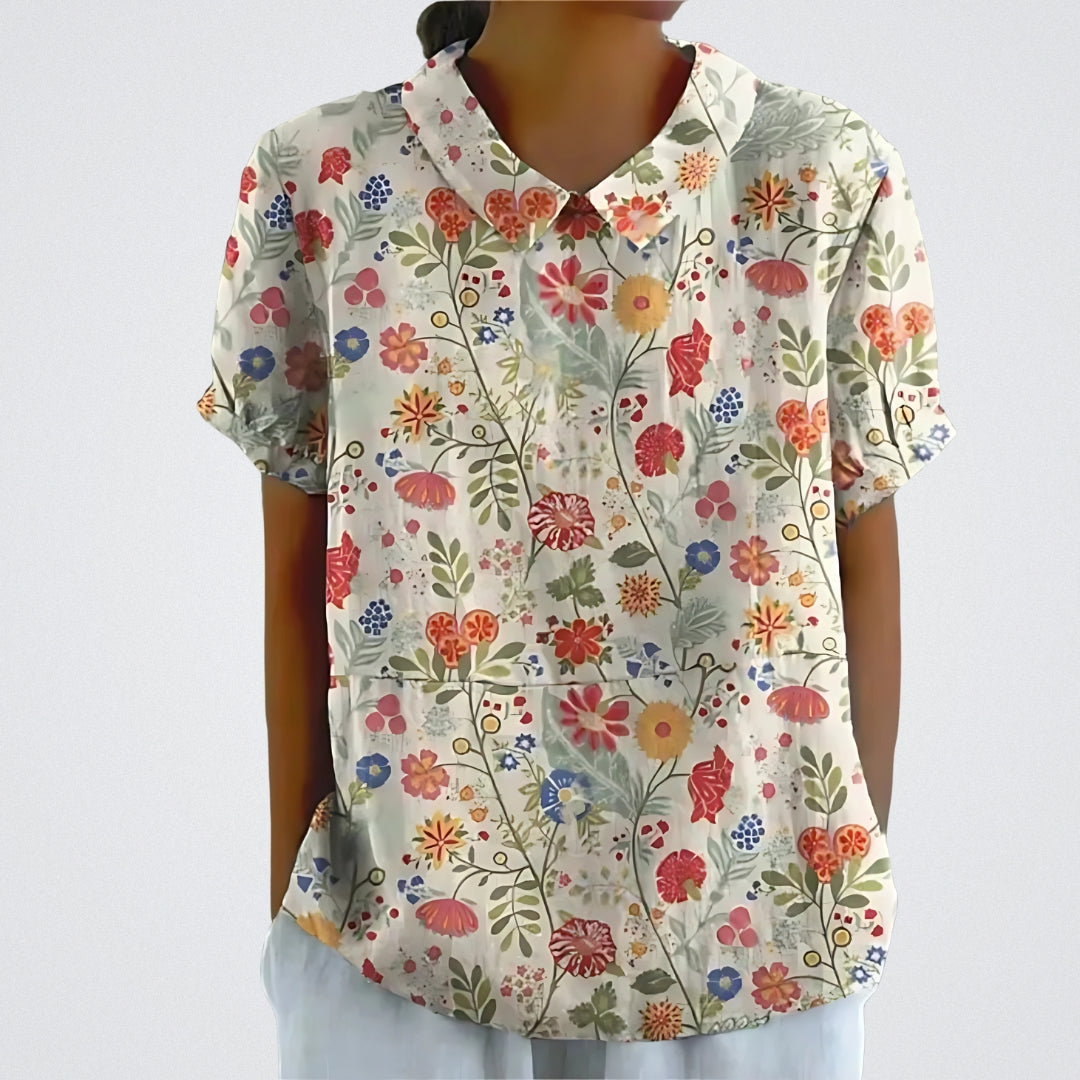 Lina | Bluse mit floralem Design |