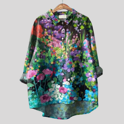 Matilde - Handgemachte Floral Bluse