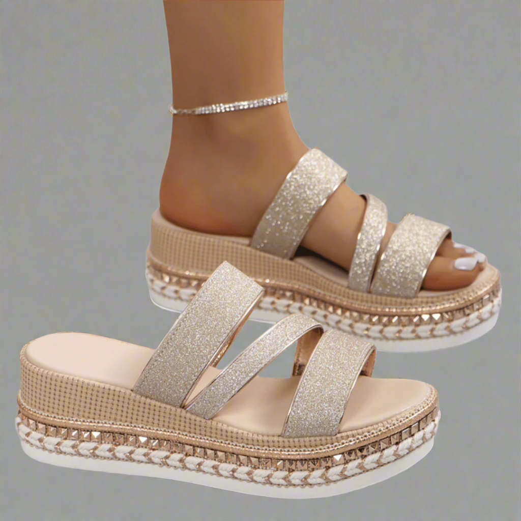 Hanne | Bequeme Sandalen mit Keilabsatz