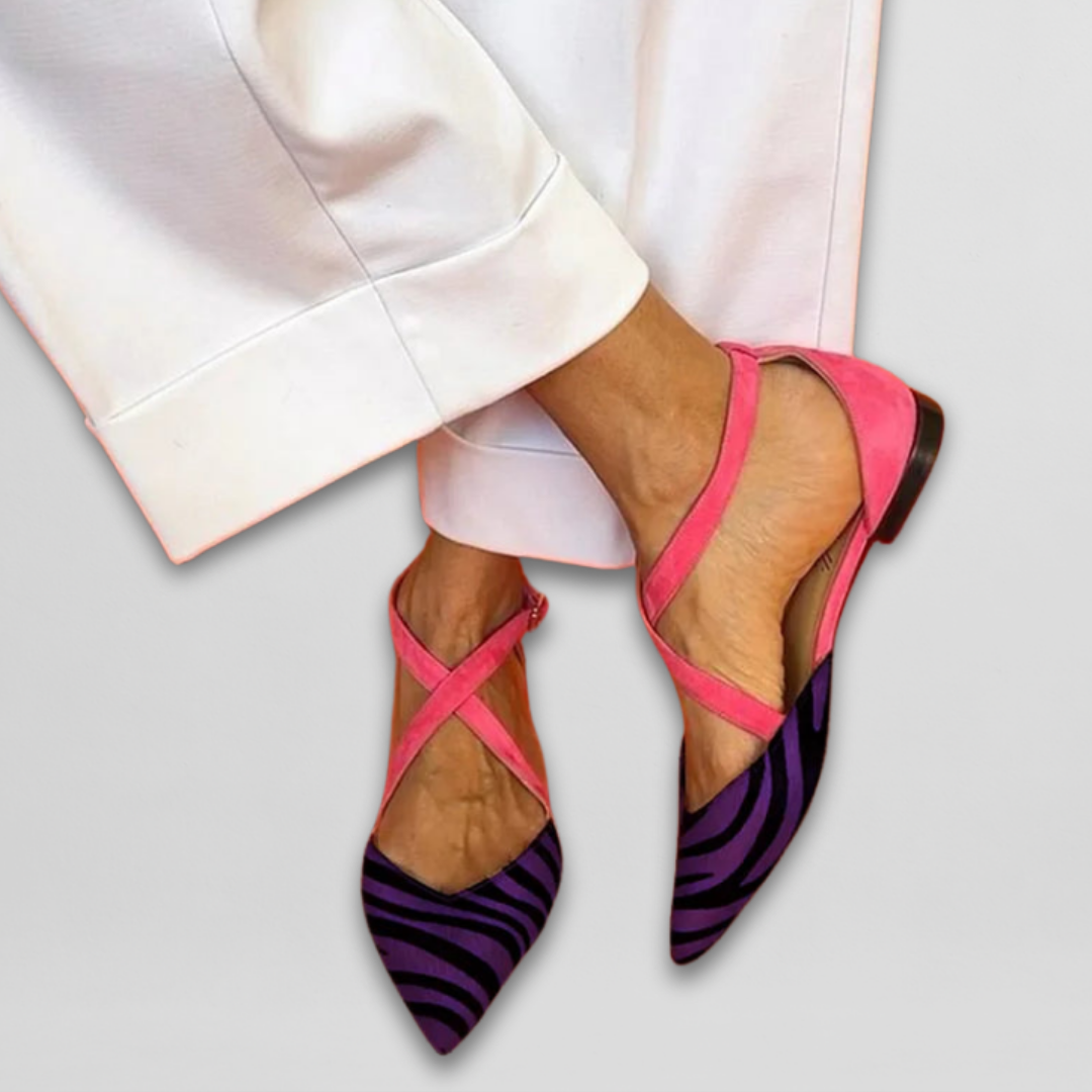 Fenna | Ballerinas mit Riemen