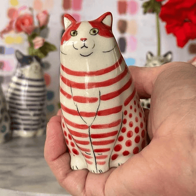CatCraze – Kollektion Handbemalter Katzenvasen