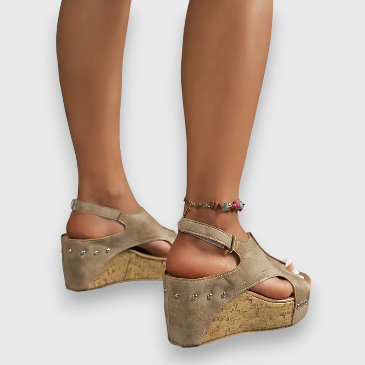 Mia | Vintage Plateau-Sandalen