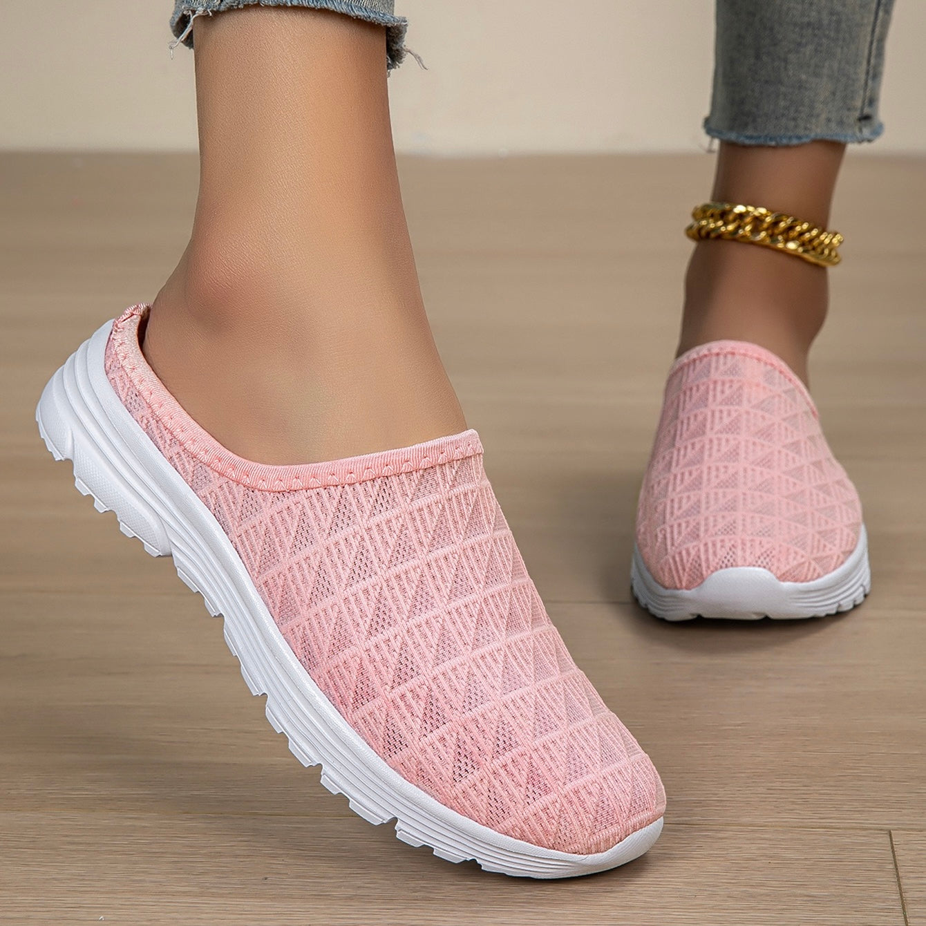 Brunilda - Atmungsaktive Flache Pantoffel