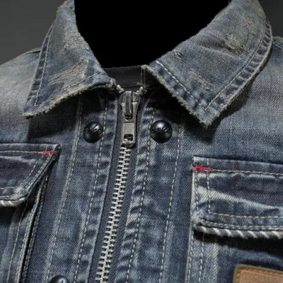 Theodor | Klassische Stonewash Jeansjacke mit zeitlosem Flair