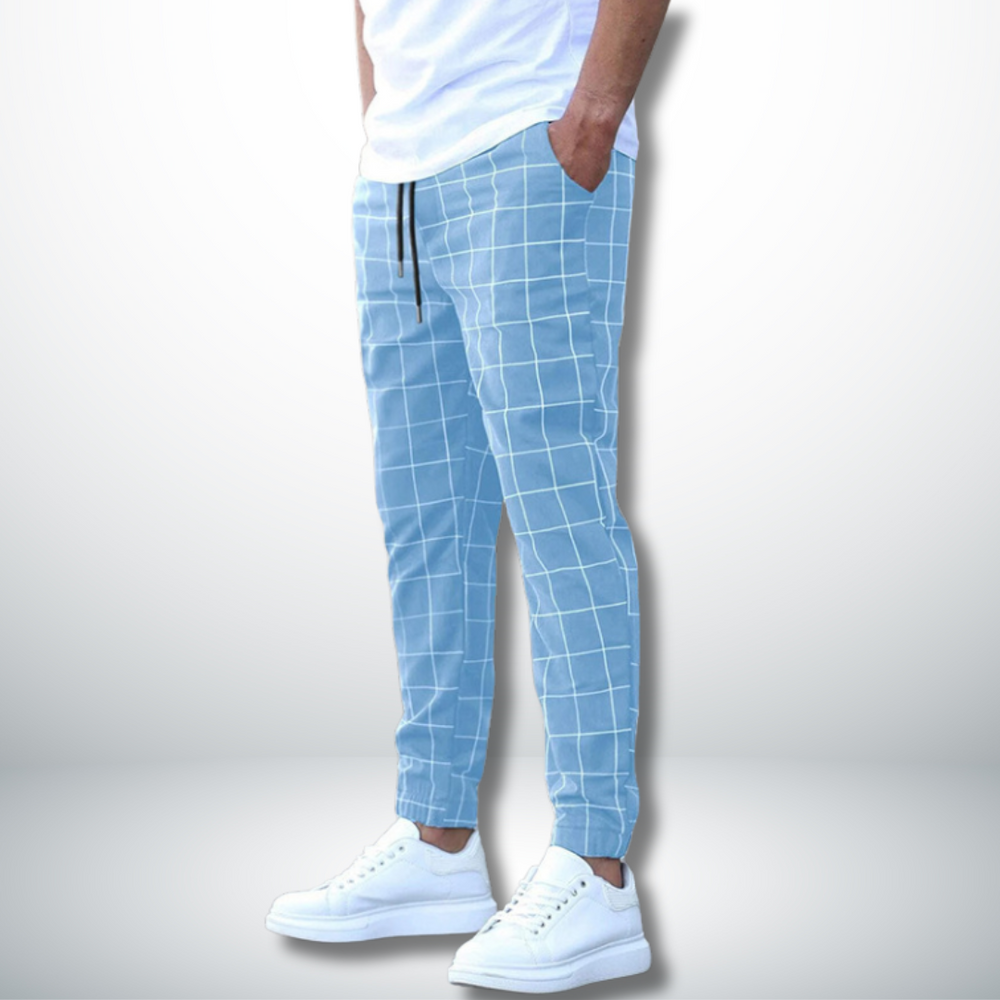 Doriano – Bequeme Hose mit Karomuster