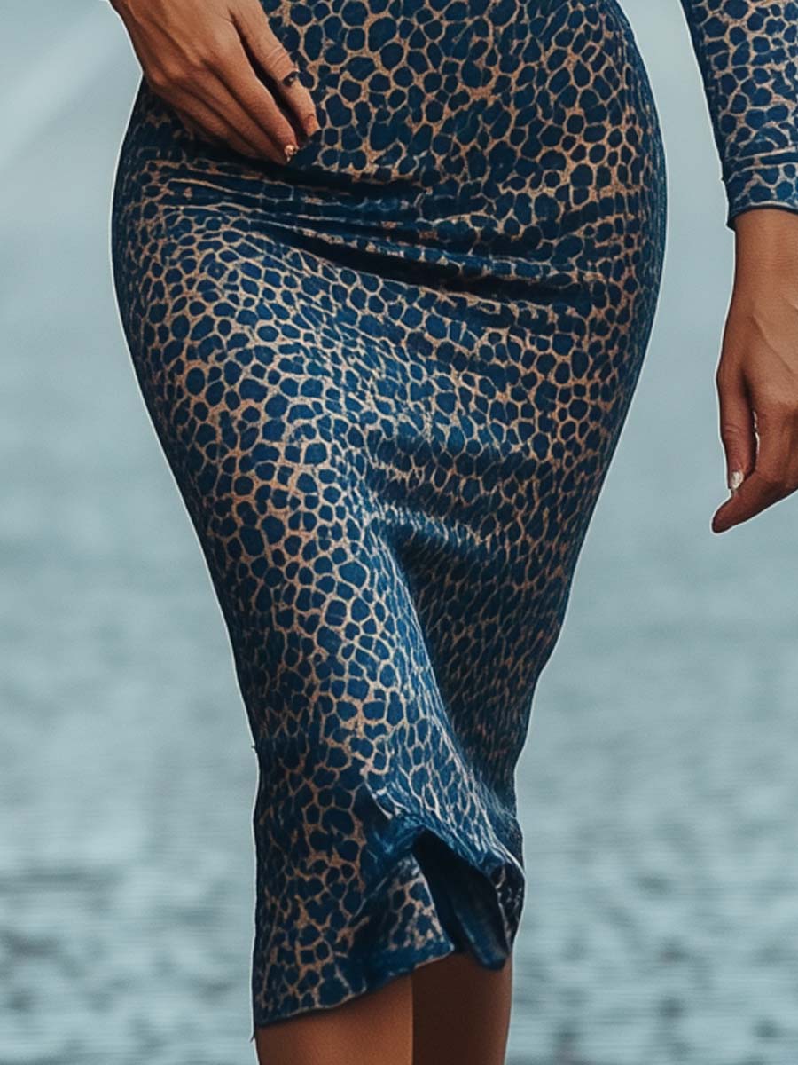 GRETA | Elegantes Kleid im Leopardenmuster