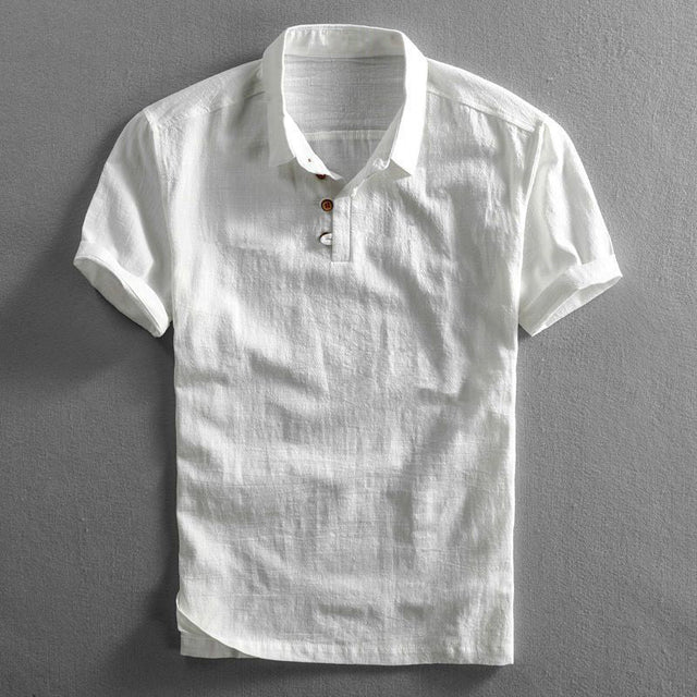 Damien – Leinen Polo Hemd