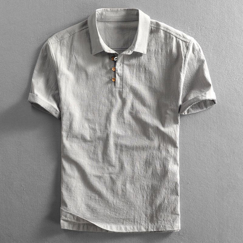 Damien – Leinen Polo Hemd