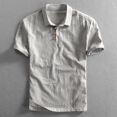 Damien – Leinen Polo Hemd