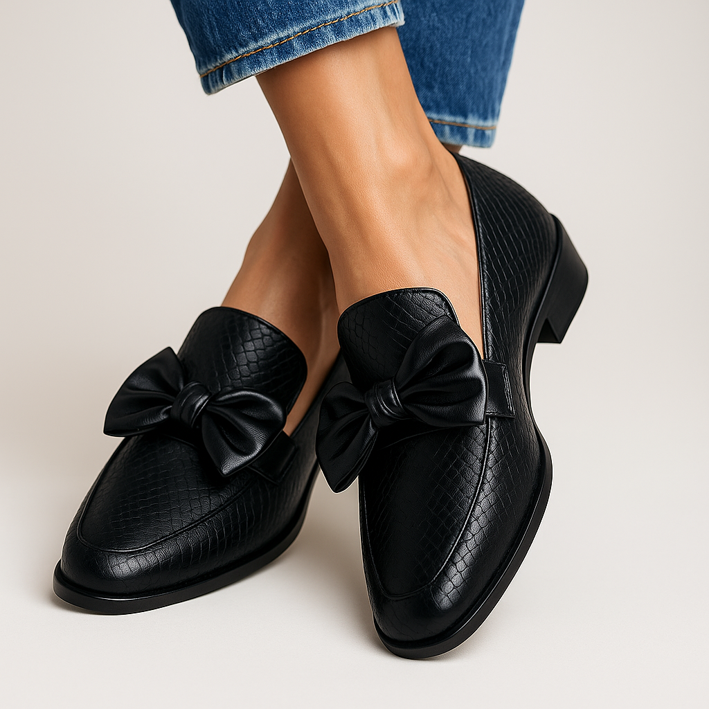 Claudia | Ballerinas mit Schleife