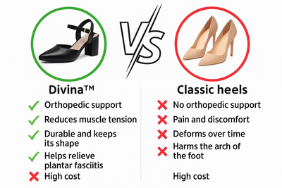 DIVINA – Orthopädische Komfort-Absatzschuhe