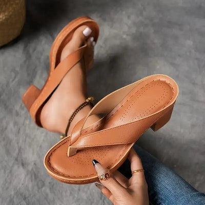 Cinzia - Bequeme Sandalen Mit Dickem Absatz