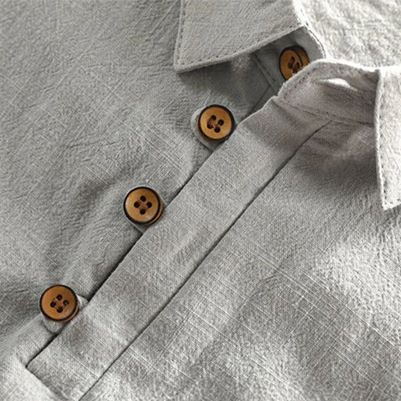 Damien – Leinen Polo Hemd