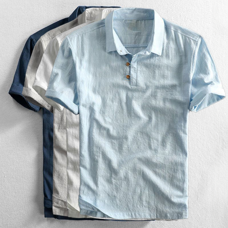 Damien – Leinen Polo Hemd