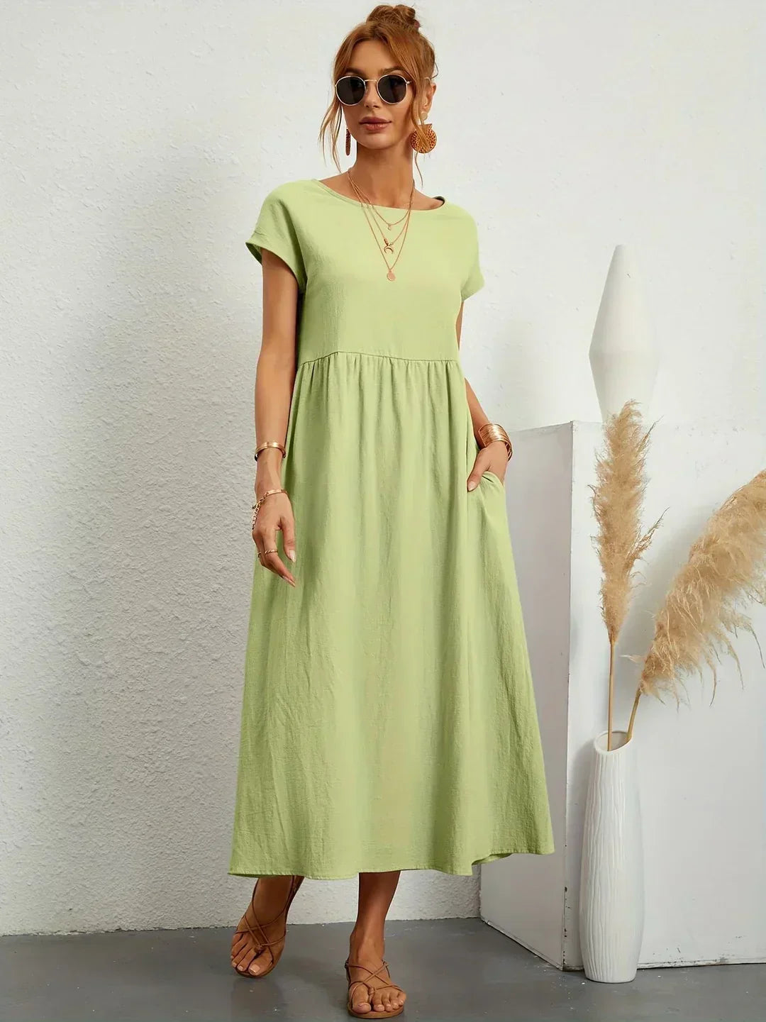 Cintia – Lässiges Midi Kleid
