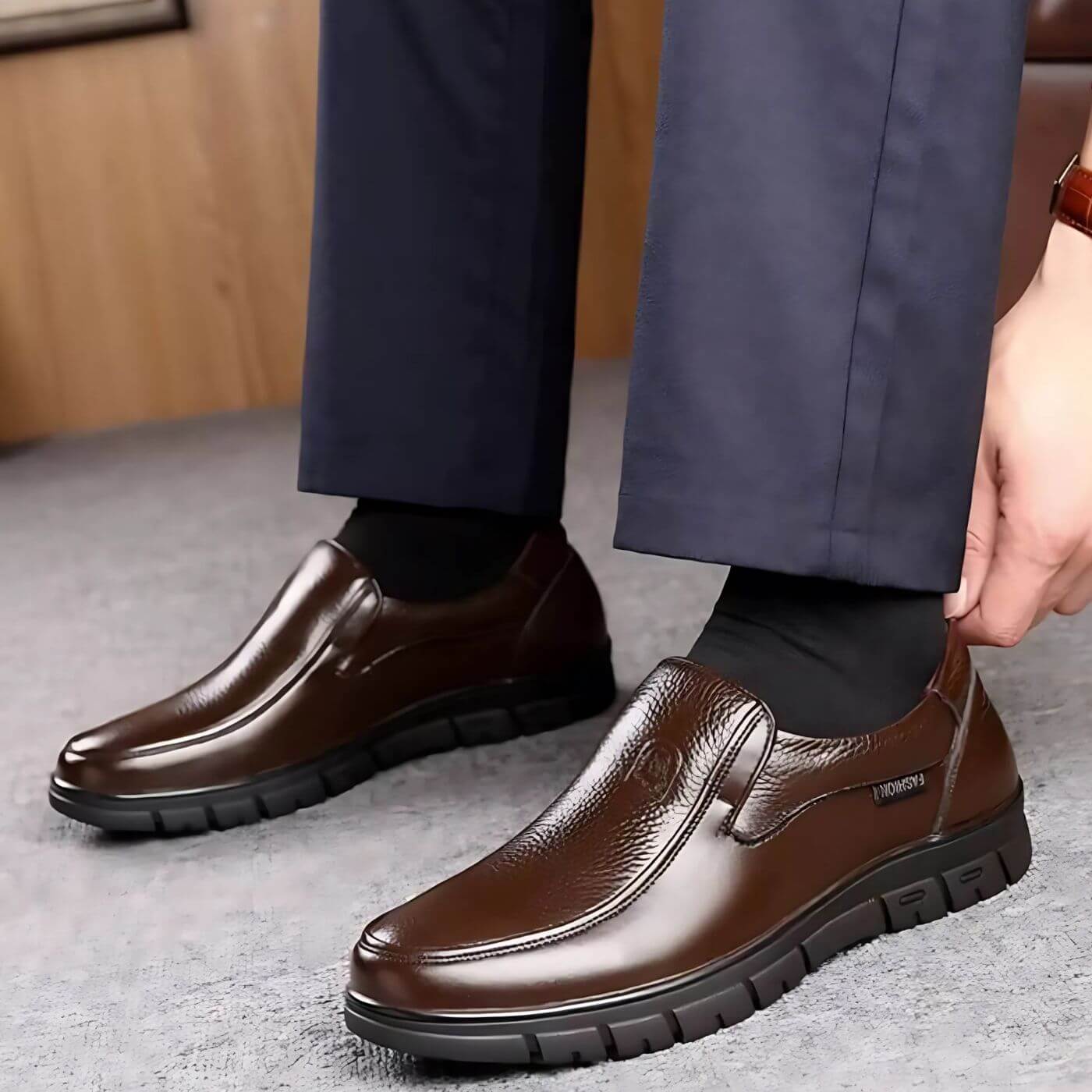 Julian | Bequeme Slip-On Orthopädische Schuhe