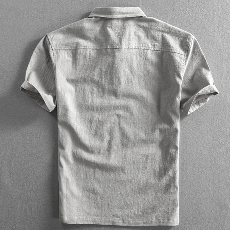 Damien – Leinen Polo Hemd