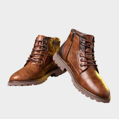 Brody | Schnürstiefel aus strapazierfähigem Kunstläder