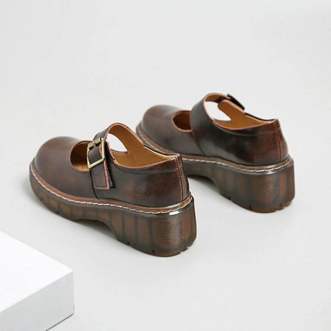 ANNELIES | ELEGANTE MARY JANES AUS LEDER