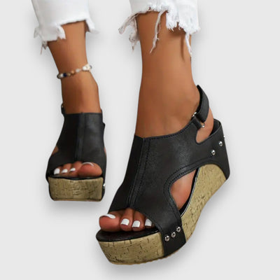 Mia | Vintage Plateau-Sandalen