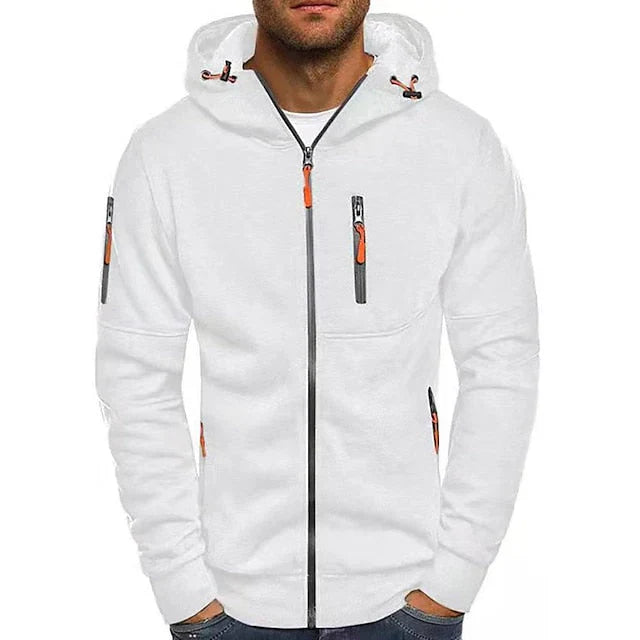 Clark - Reißverschluss Kapuze Strickjacke