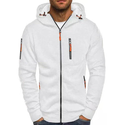 Clark - Reißverschluss Kapuze Strickjacke