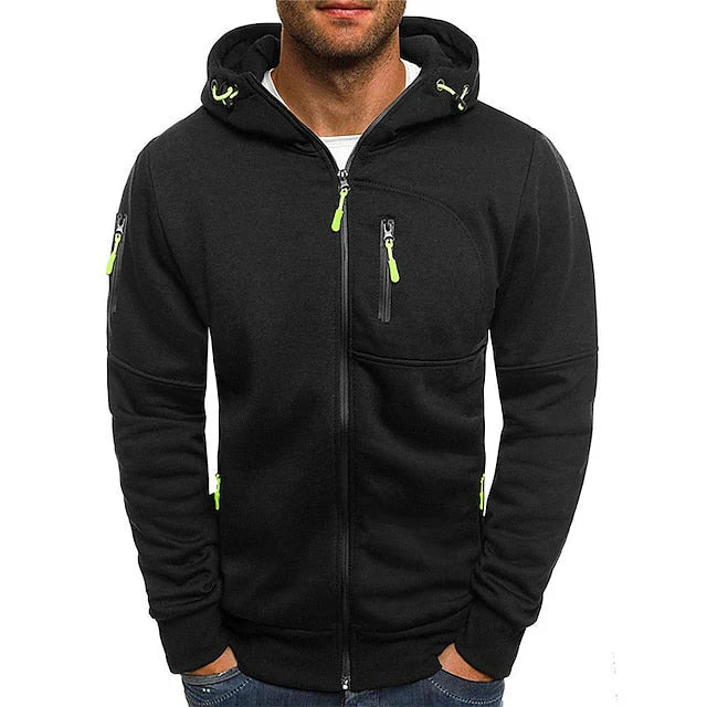Clark - Reißverschluss Kapuze Strickjacke