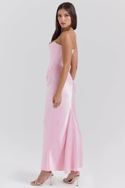 Alanis – Maxikleid Mit Schulterfreiem Ausschnitt