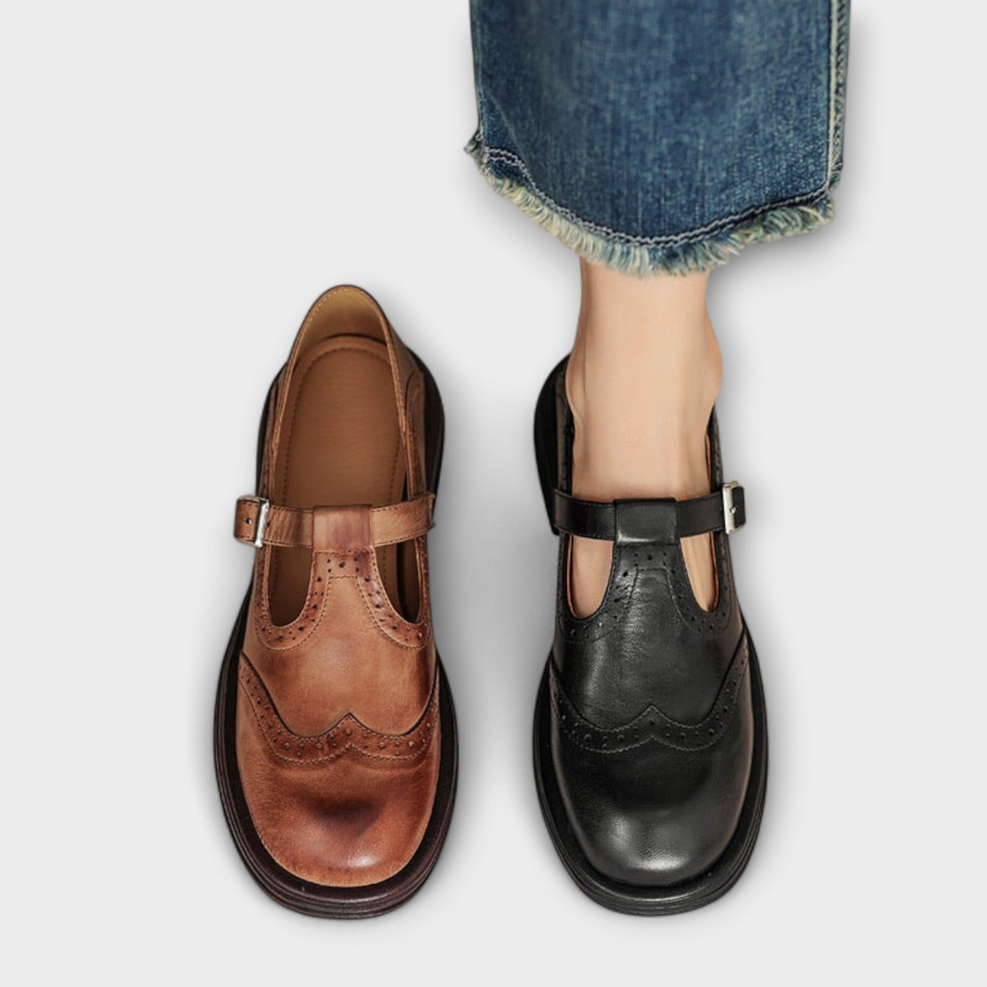 Isla | Elegante Leder-Mary Janes
