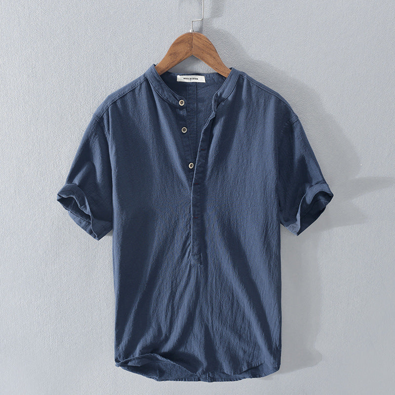 Gustav | Elegantes Leinen-Mix Sommerhemd für Leichtigkeit und Komfort