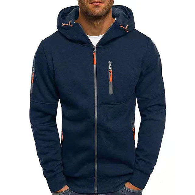 Clark - Reißverschluss Kapuze Strickjacke