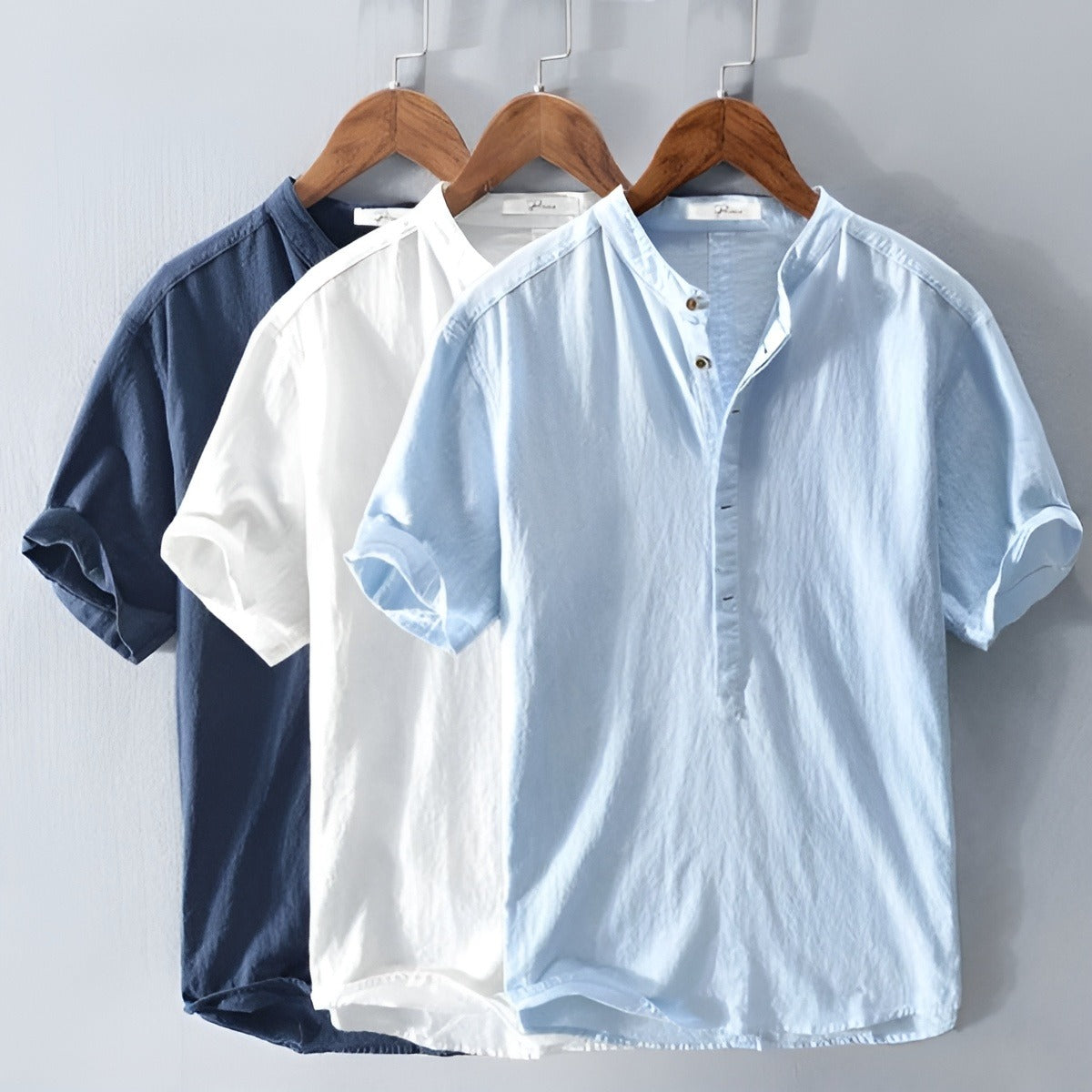 Gustav | Elegantes Leinen-Mix Sommerhemd für Leichtigkeit und Komfort